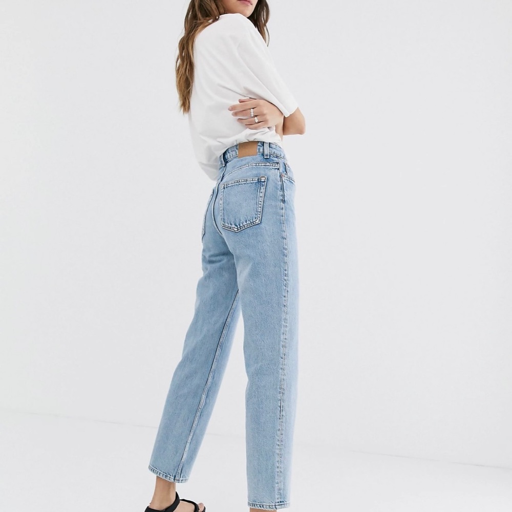 Weekday Light Blue Straight Leg Jeans
